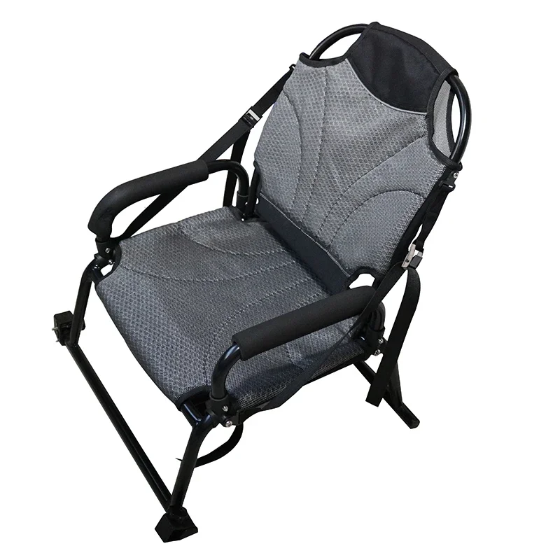Fishing Kayak Seat - Atmungsaktiver Netz-Kajak-Angelstuhl mit Armlehnen, leichter 3,2