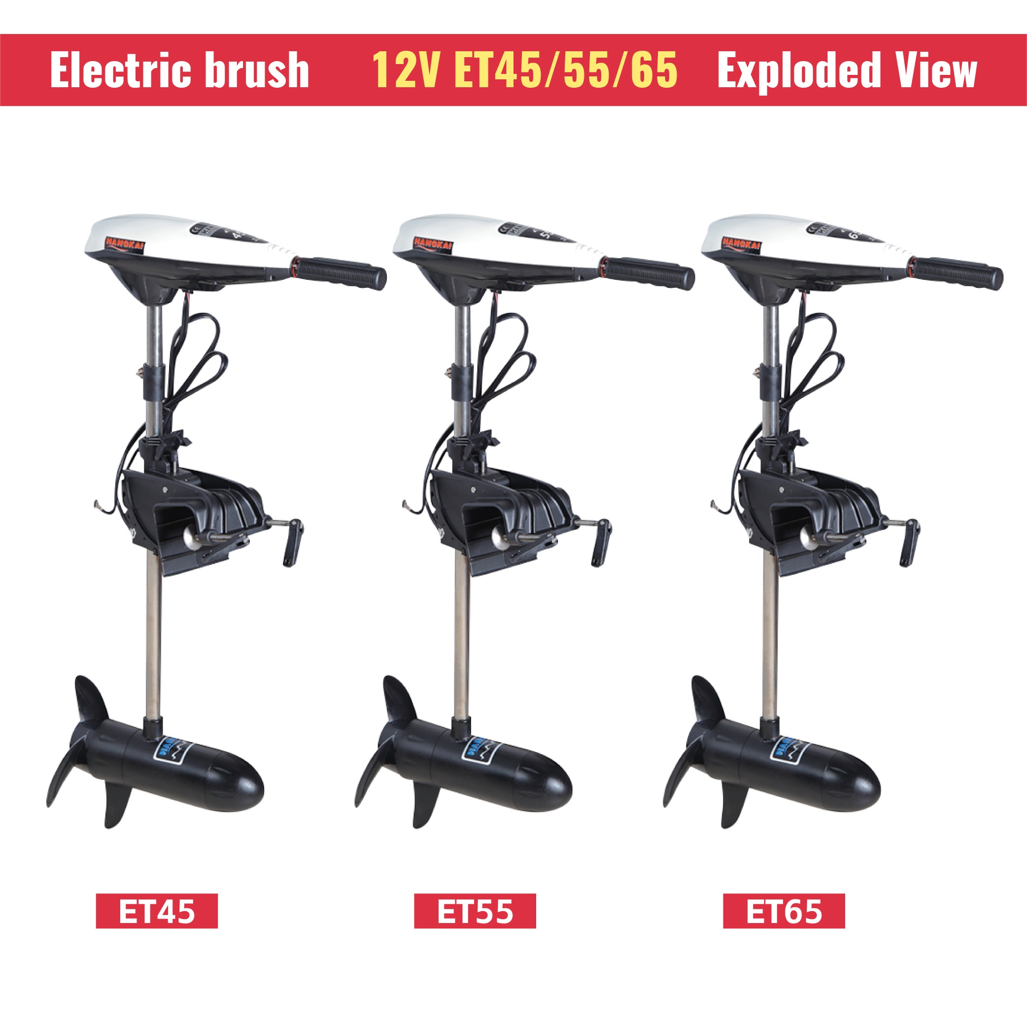Leistungsstarker 12V 65LB Schu – Fishing Kayak Trolling Motor Bewertung und Preis