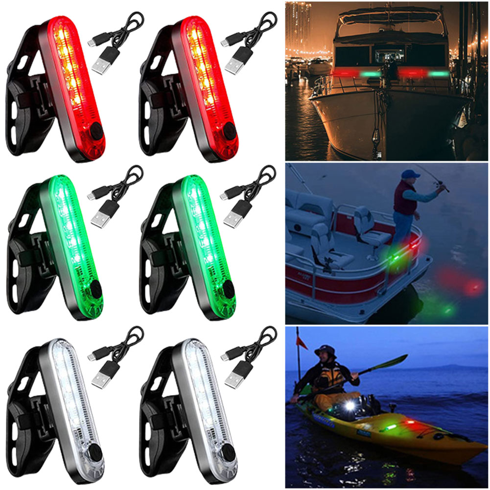 LED-Bootsnavigationslicht USB- – Fishing Kayak Crate Bewertung und Preis